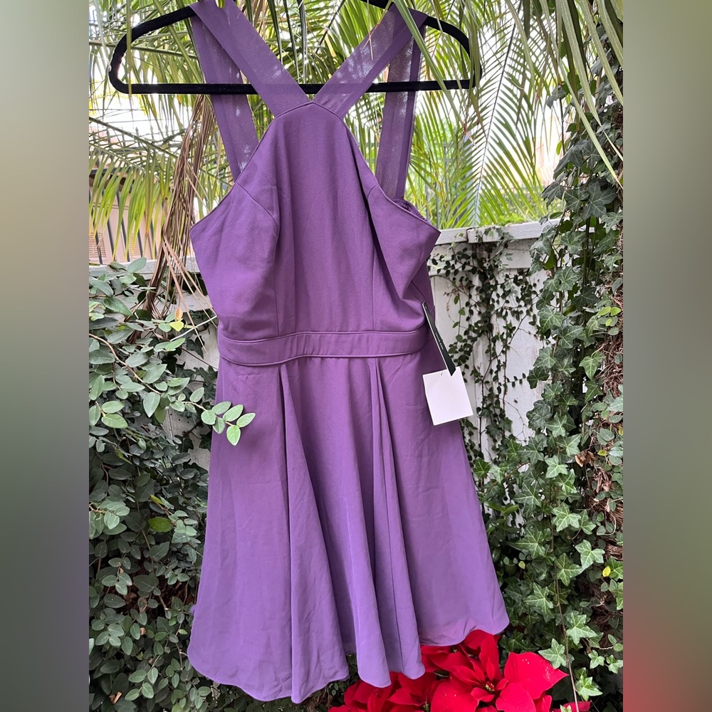 Women’s Lulu’s purple midi dress